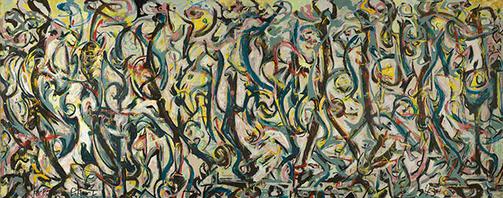 Mural by Jackson Pollock, 1943, University of Iowa Stanley Museum of Art